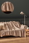 L'essentiel linge de maison Merlin - Funda de Sofá Beige de Algodón Reciclado Ecológica 170 x 205 cm